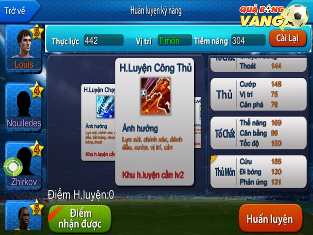 chơi game quả bóng vàng tại Debet