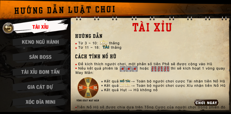 thong tin lien quan den tai xiu